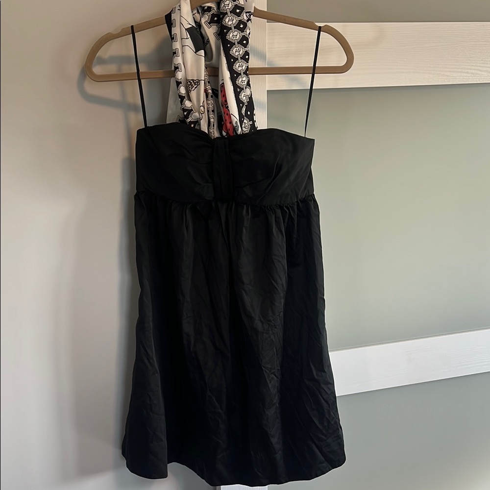 Ivanka Trump Black Strapless Mini Dress